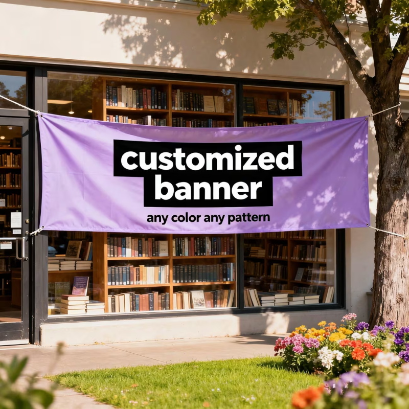 Commercial Printing Shop - Bandeiras Personalizadas Adequadas para Oficinas de