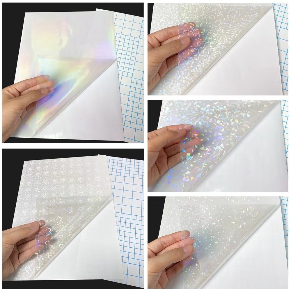 Laminator Cold Roll - 5 pçs auto adesivo holográfico adesivo