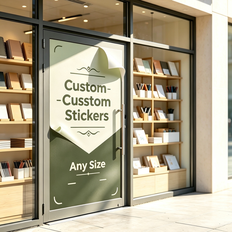 Commercial Printing Shop - Adesivos Personalizados de Qualquer Tamanho 100cm,