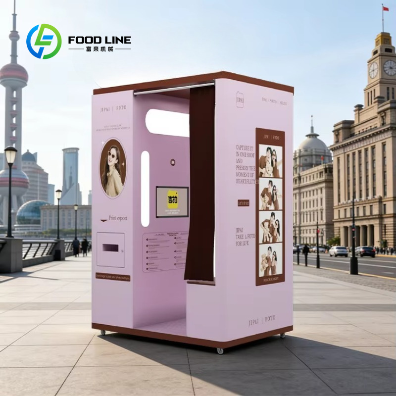 Commercial Photo Printing Kiosk - Cabine de selfie personalizada com impressão