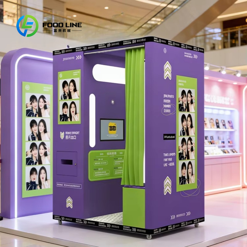 Commercial Photo Printing Kiosk - Cabine fotográfica personalizada em estilo esportivo