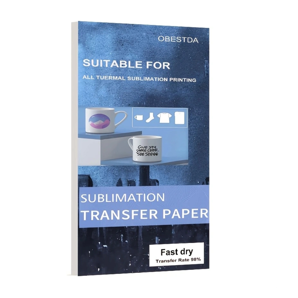 Heat Transfer Vinyl Roll - 100 folhas de papel de transferência