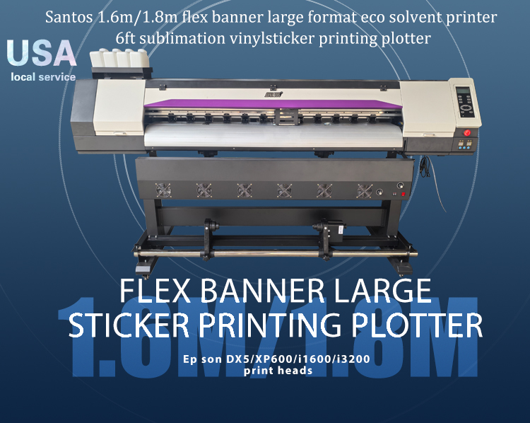 Impressora Eco Solvente Santos - Commercial Vinyl Printing Machine avaliação e preço