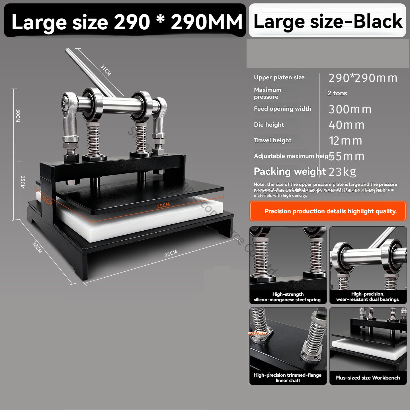 Máquina de Corte Manual 290x29 - Die Cutting Machine avaliação e preço