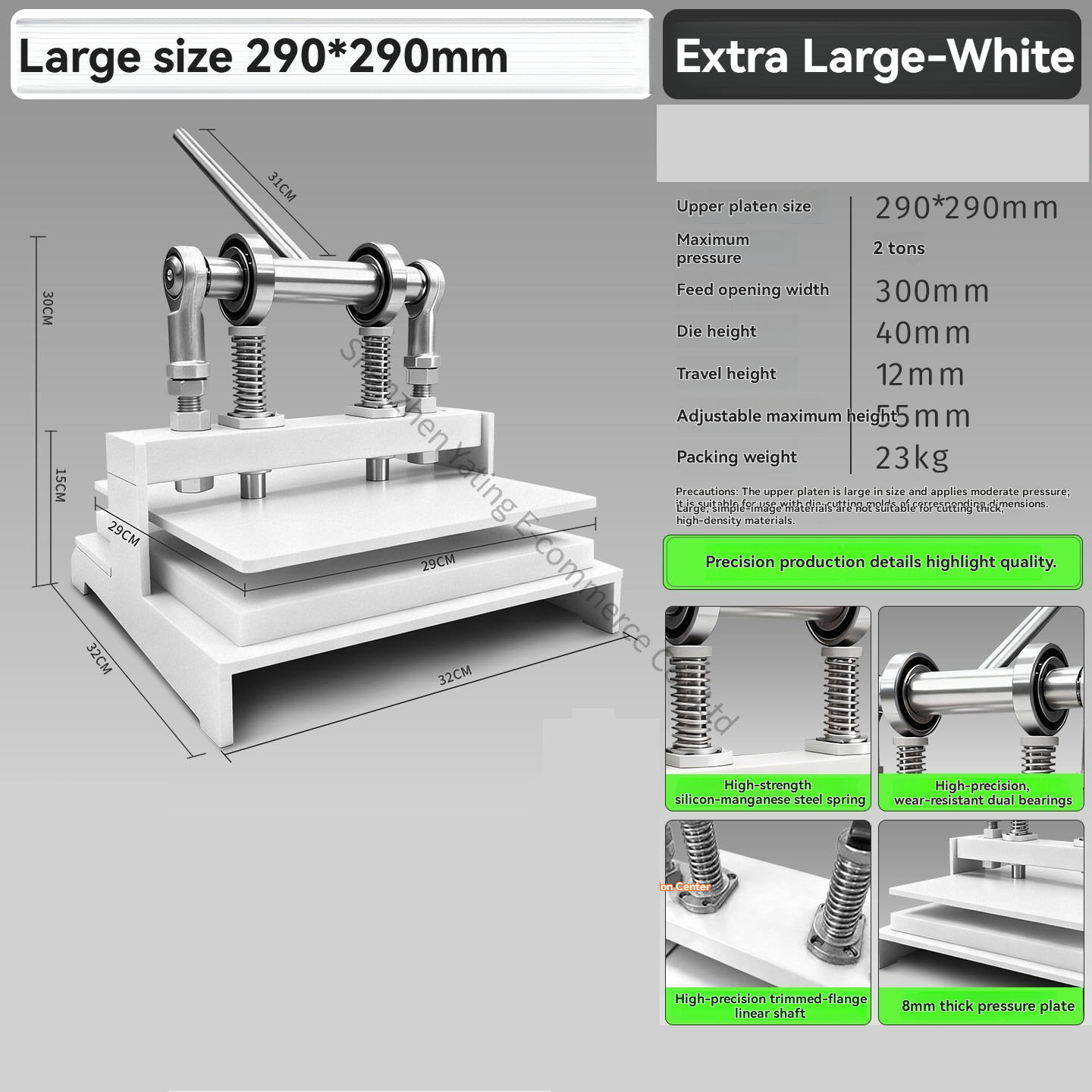 Máquina de Corte Manual 290x29 - Die Cutting Machine avaliação e preço