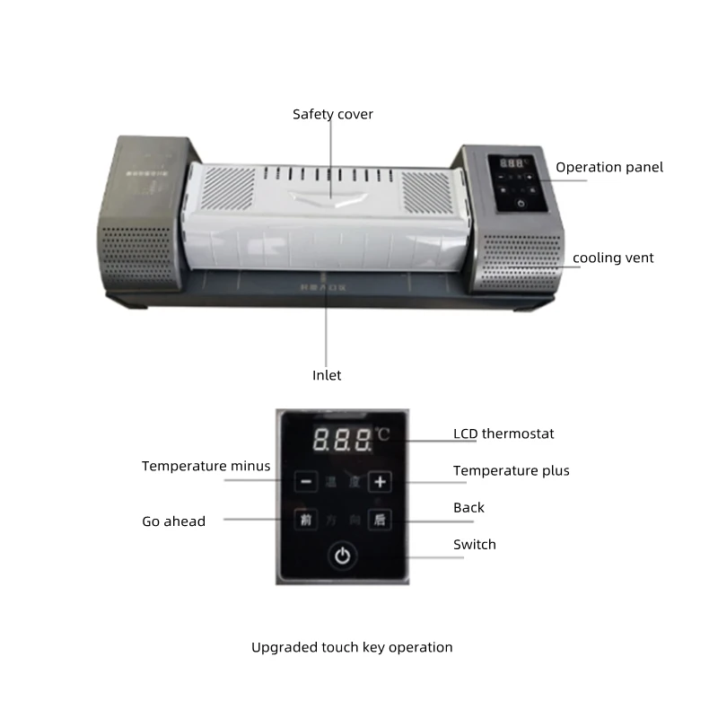 Novo DC-3302B a3 rolo frio lam - Laminator Cold Roll avaliação e preço