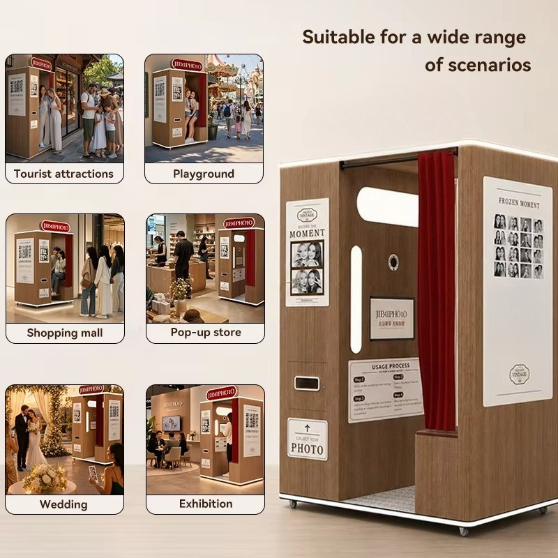 Quiosque de cabine fotográfica - Commercial Photo Printing Kiosk avaliação e preço
