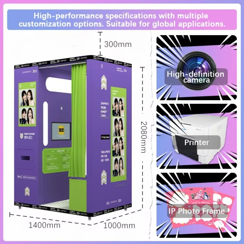 Cabine fotográfica móvel perso - Commercial Photo Printing Kiosk avaliação e preço